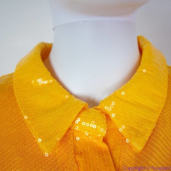 NEW Eloquii Ombre Sequin Midi Dress Orange Pink, size 22 - Picture 8 of 16